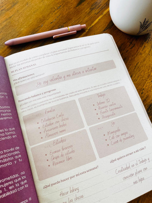 JOY - Planner Semanal (sin fechas/año completo) SOLO PARA ADPOTO 50