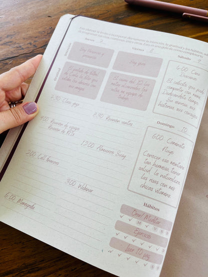 HOPE - Planner Semanal (sin fechas/año completo) SOLO PARA ADOPTO 50